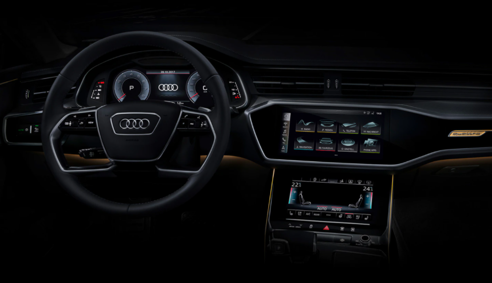 Nội thất Audi A7 sang trọng và tiện nghi, bên cạnh không gian rộng rãi, thoáng đãng.