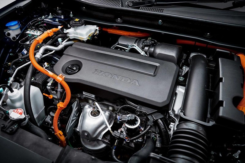 Honda CR-V Hybrid 2023 sử dụng động cơ Atkinson 4 xi-lanh 2.0 lít công suất 148 mã lực, mô-men xoắn 183 Nm và một mô-tơ điện.