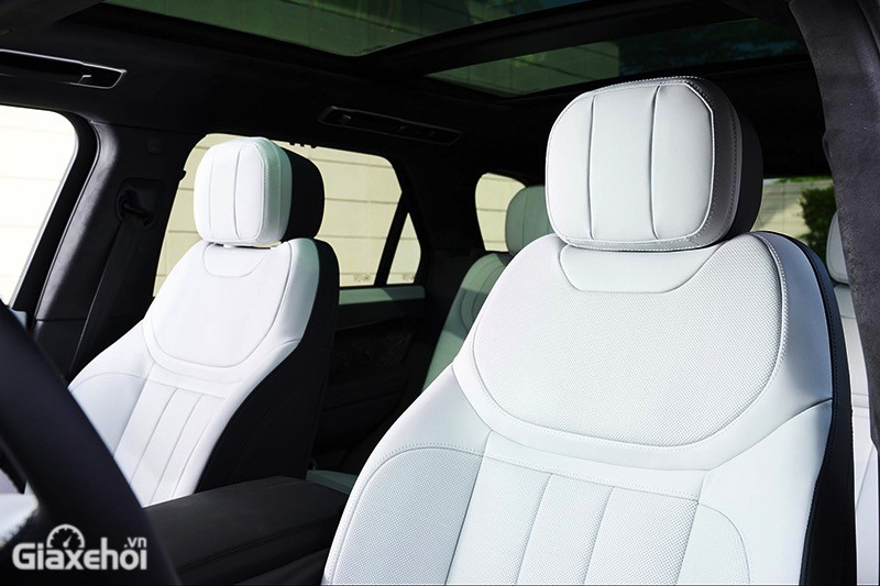 Range Rover Sport 2023 sử dụng chất liệu ghế da cao cấp