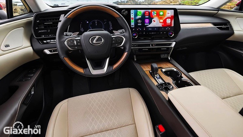 Lexus RX 2023 nổi bật với màn hình giải trí đặt nổi kích thước lớn