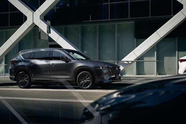Mazda CX-8 2023 tại Nhật Bản sẽ có một số khác biệt so với xe bán ra tại Việt Nam, nhưng cơ sở gầm bệ sẽ không có nhiều khác biệt.
