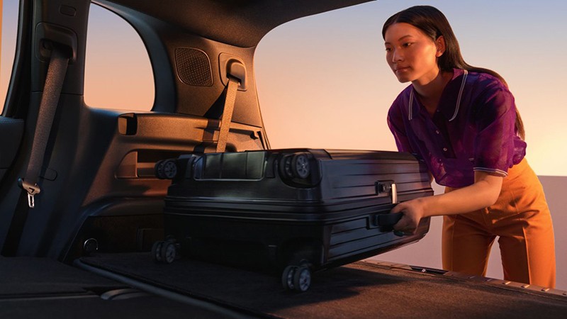 Mercedes-Benz EQB 2023 có dung tích khoang hành lý lên tới 1.620 lít khi gập hàng ghế phía sau