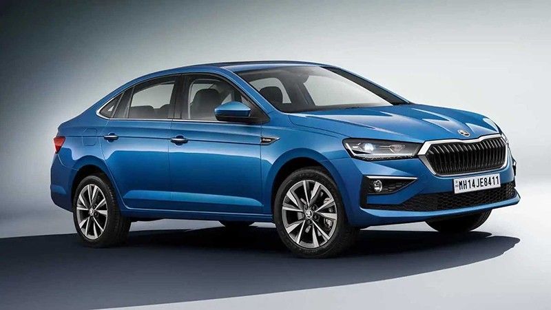 Skoda Slavia 2023 sở hữu phần đầu thiết kế tương tự như Kushaq