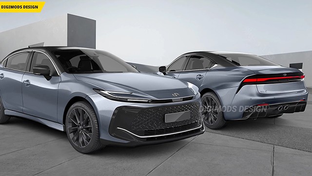 Toyota Camry 2024 qua ảnh phác họa có thiết kế thay đổi hoàn toàn so với thế hệ hiện hành.