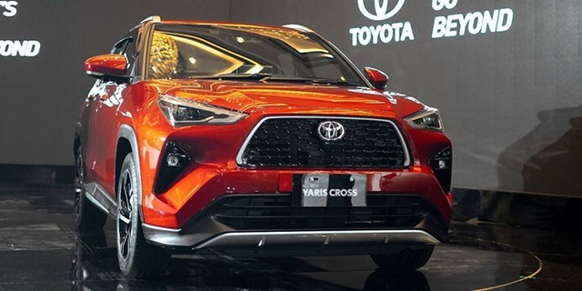 Ngoại thất Toyota Yaris Cross Hybrid thể hiện nét hiện đại , thể thao