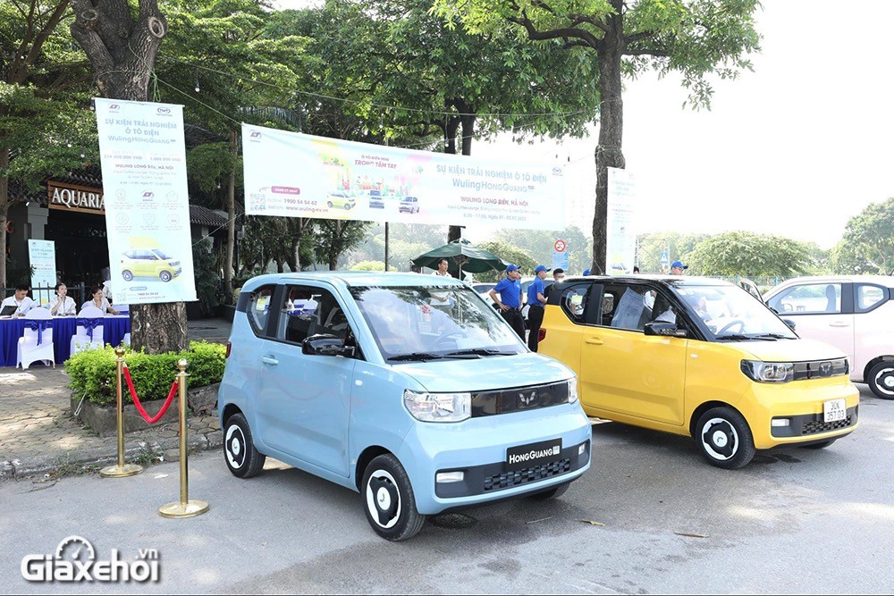 Wuling Hongguang Mini EV là mẫu xe điện mini đầu tiên được giới thiệu tại thị trường Việt Nam. 