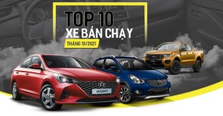 Top 10 xe bán chạy nhất tháng 10/2021: Xe Hàn “thống trị” bảng xếp hạng