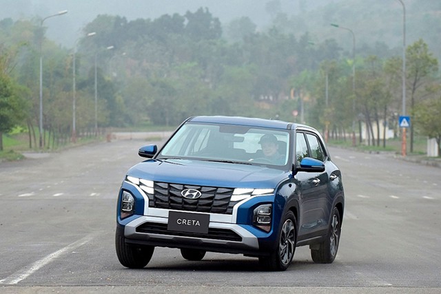 Hyundai Creta dù mới ra mắt ở Việt Nam nhưng đã nhanh chóng trở thành xe bán chạy hàng đầu phân khúc B-SUV.