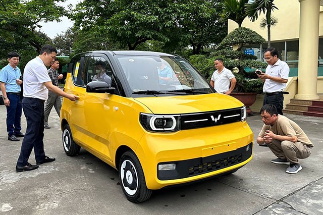 Mẫu xe điện mini giá rẻ của Wuling sắp ra mắt Việt Nam trong thời gian tới. Ảnh: TMT.