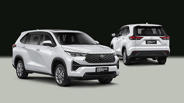 Phong cách ngoại hình của Toyota Innova 2023 pha trộn giữa Highlander và một phần đường nét của Land Cruiser LC300.