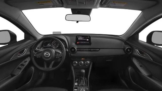 Mazda CX-3 với không gian nội thất tương tự Mazda 2 và xe nổi bật nhờ trang bị an toàn cao cấp.