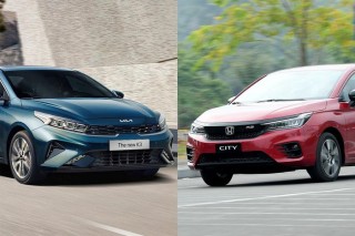 So sánh Kia K3 1.6 AT Premium và Honda City RS - Chênh 60 triệu, chọn sedan hạng B hay C ?