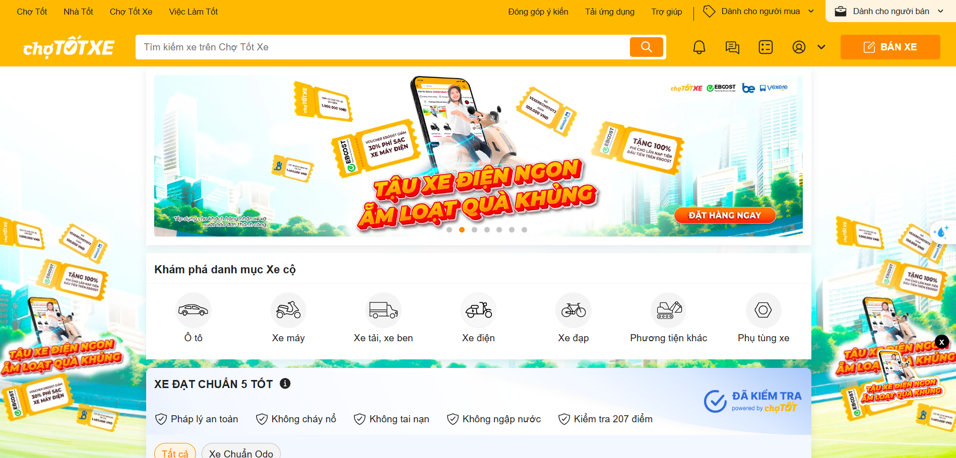 Chợ Tốt Xe với kho tin đăng khổng lồ, giúp bạn dễ dàng tìm được chiếc xe ưng ý