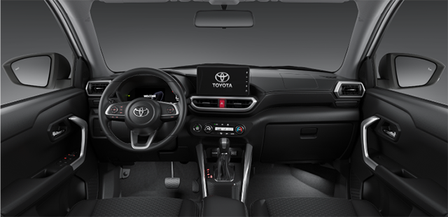 Toyota Raize sở hữu thiết kế hiện đại, không gian rộng rãi hơn xe Hatchback là điểm nhấn của chiếc A-SUV này.