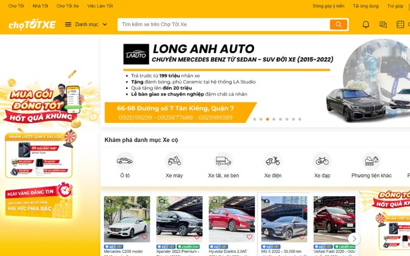 Chợ Tốt Xe là một trong những địa chỉ đáng tin cậy để mua xe